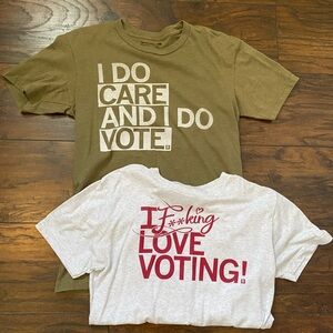 2 Raygun Voting t-shirts